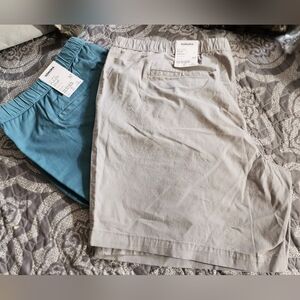 Sonoma mens pull on shorts 2 pair sz 48 nwt